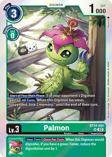 Palmon	Super Rare	BT14-044 SR
