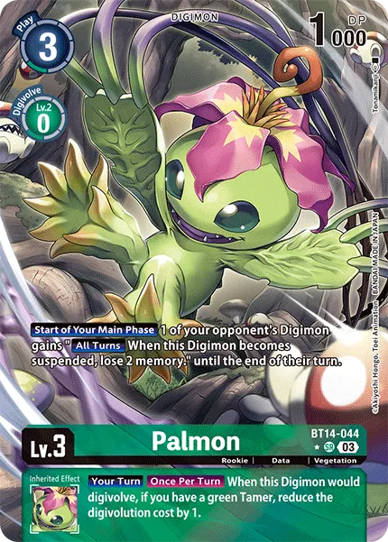 Palmon (Alternate Art)	Super Rare	BT14-044 SR