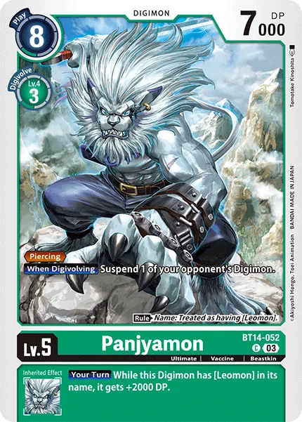 Panjyamon	Common	BT14-052 C