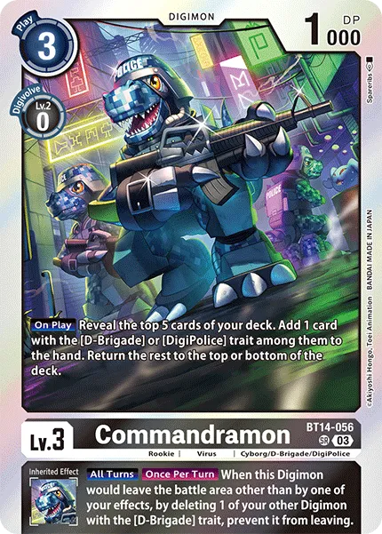 Commandramon	Super Rare	BT14-056 SR
