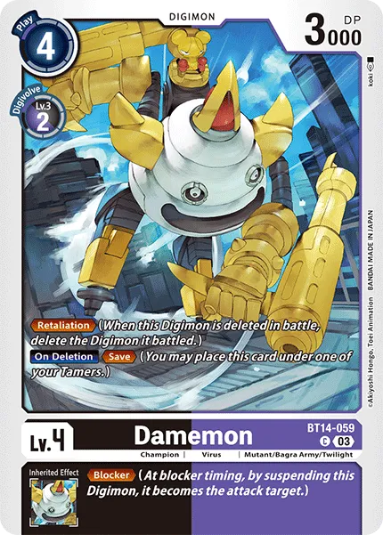 Damemon	Common	BT14-059 C