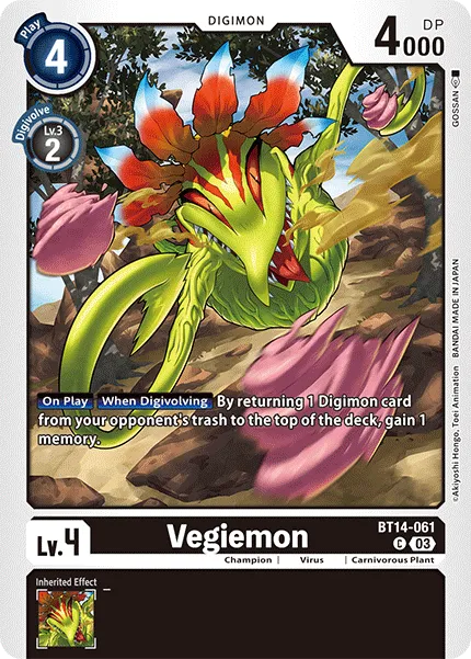 Vegiemon	Common	BT14-061 C