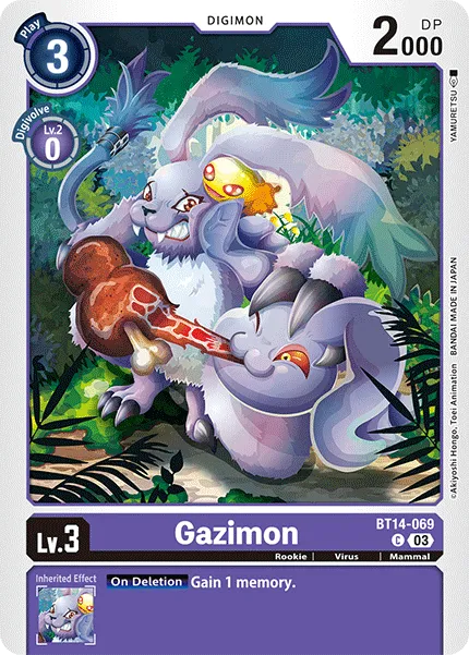 Gazimon	Common	BT14-069 C