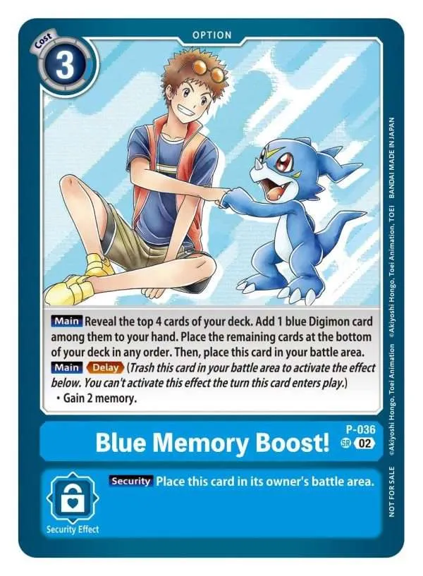 Blue Memory Boost! (NYCC 2023 Demo Deck)