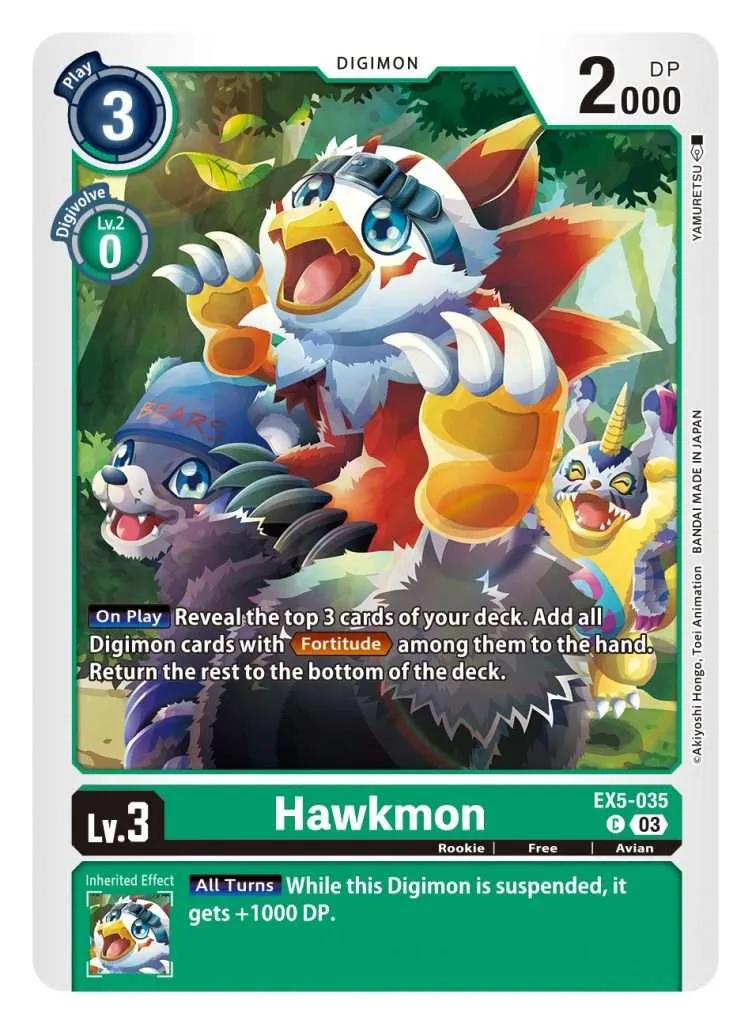 Hawkmon - EX5-035- Common