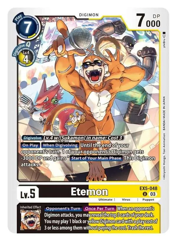Etemon - EX5-048- Uncommon