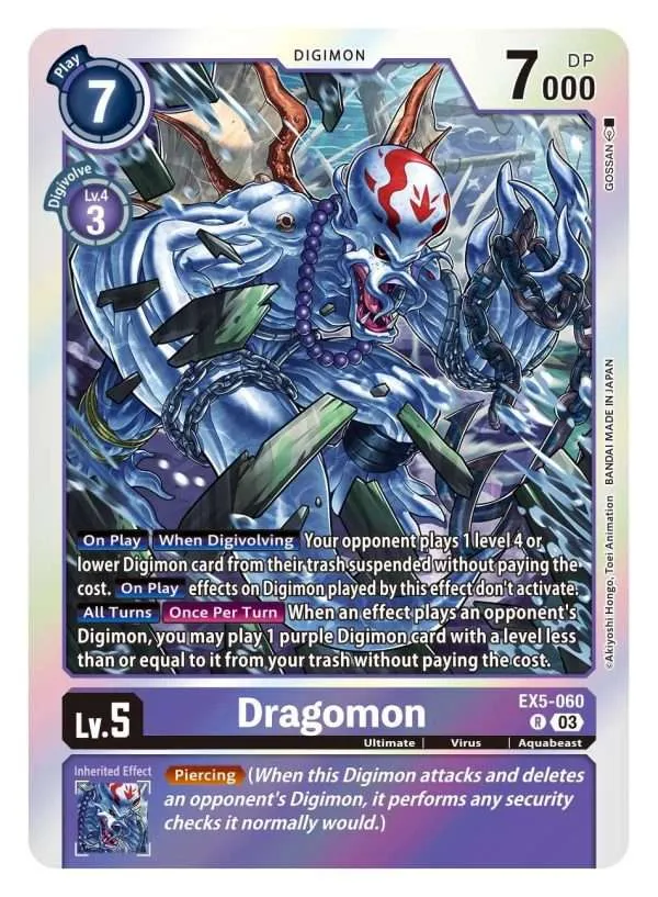 Dragomon - EX5-060- Rare