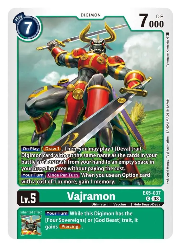 Vajramon - EX5-037- Common