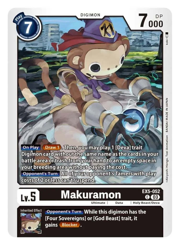 Makuramon - EX5-052- Common