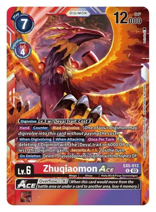 Zhuqiaomon ACE - EX5-013- Rare