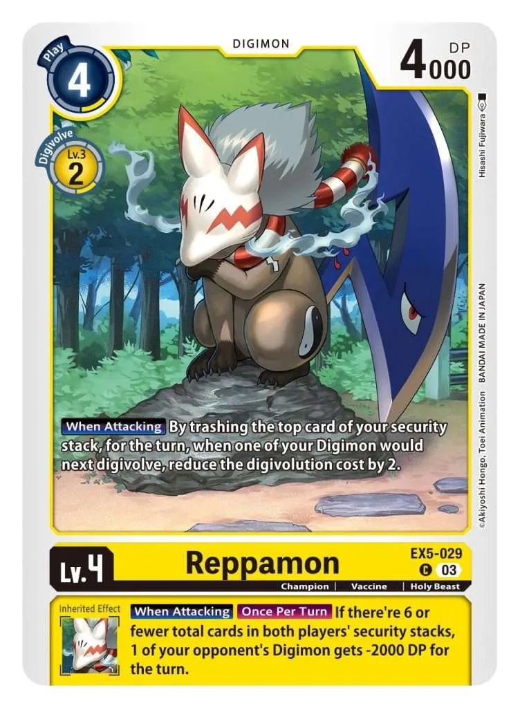 Reppamon - EX5-029- Common