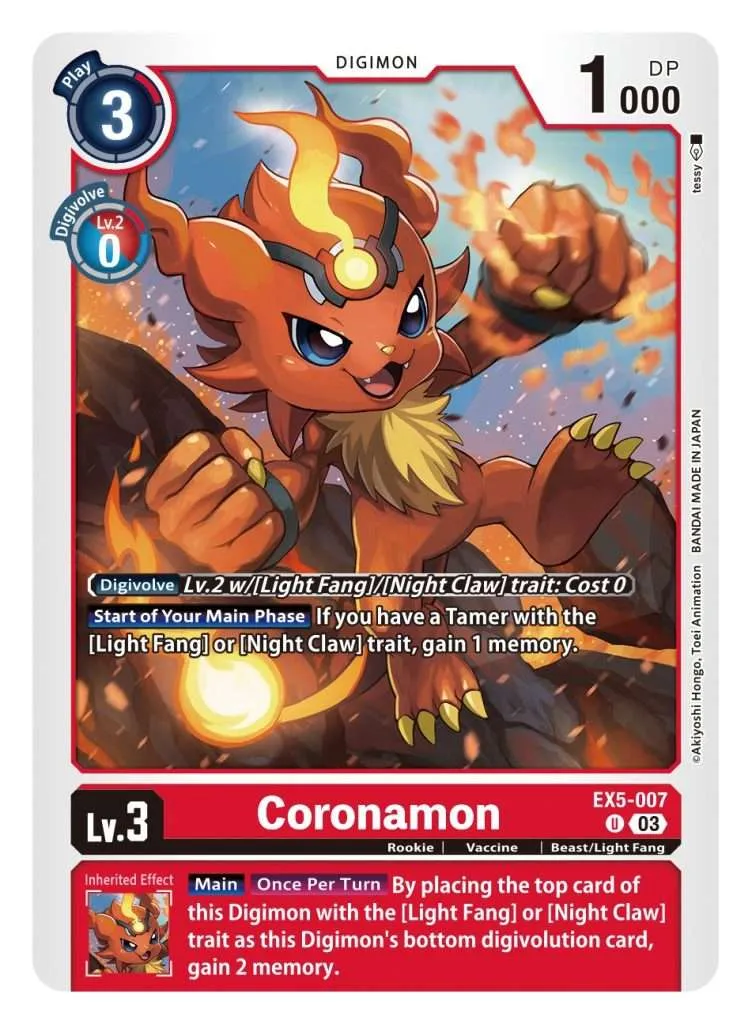 Coronamon - EX5-007- Uncommon