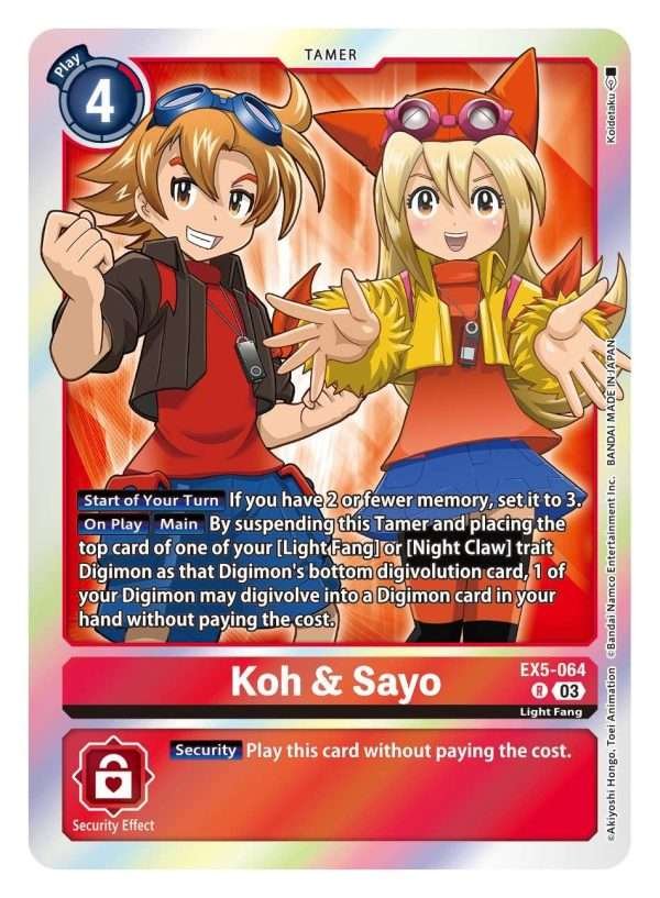 Koh & Sayo - EX5-064- Rare