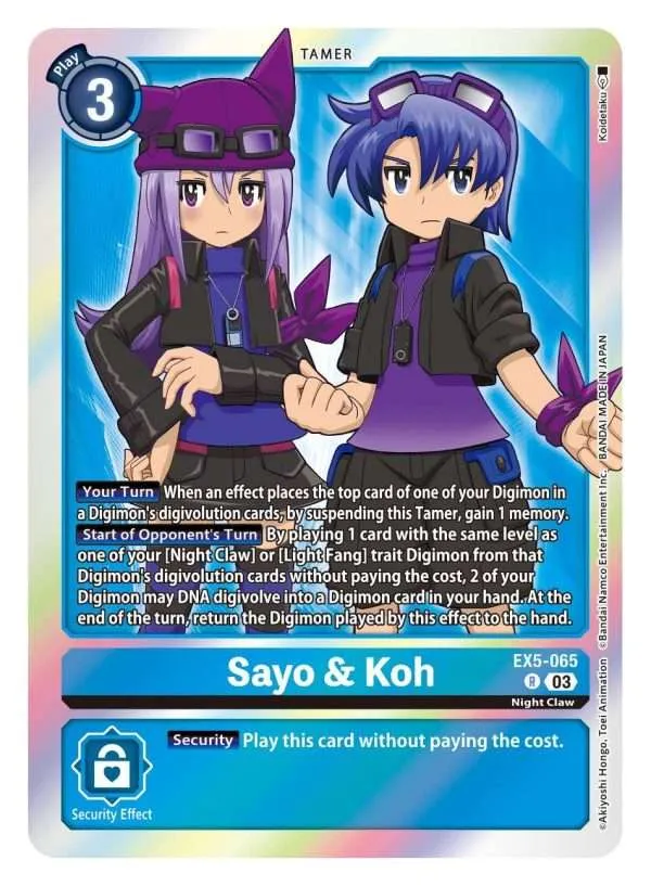Sayo & Koh - EX5-065- Rare