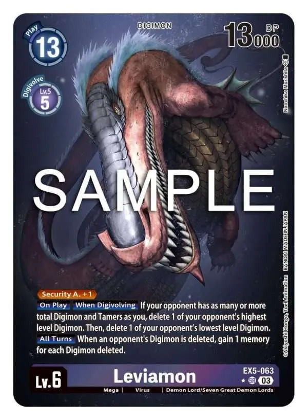 Leviamon - EX5-063- Alternative Art