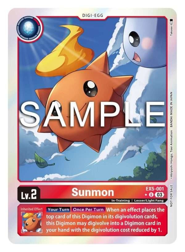 Sunmon - EX5-001- Box Topper