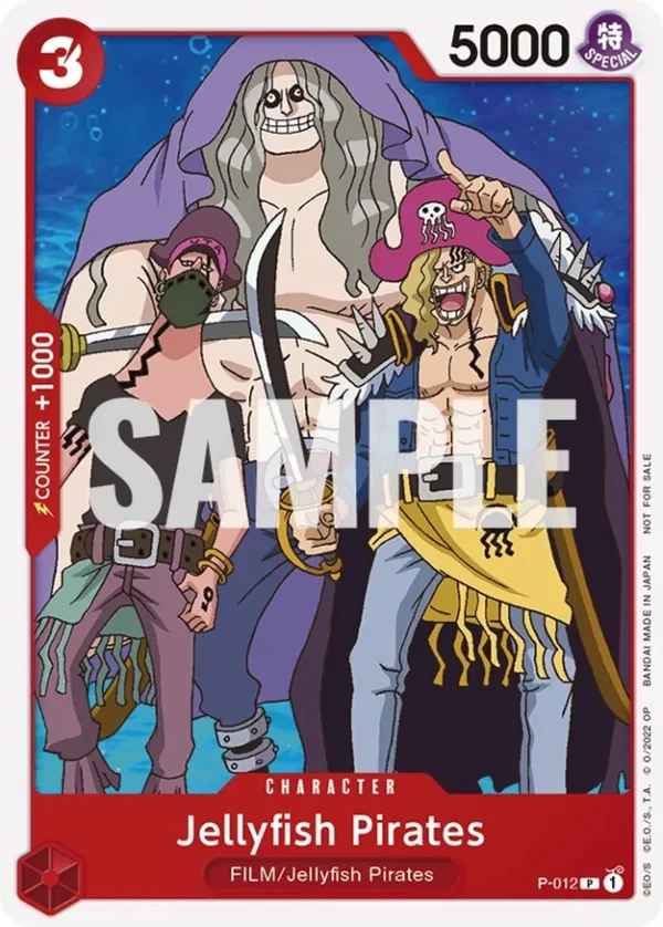 Jellyfish Pirates (One Piece Film Red) - One Piece Promotion Cards