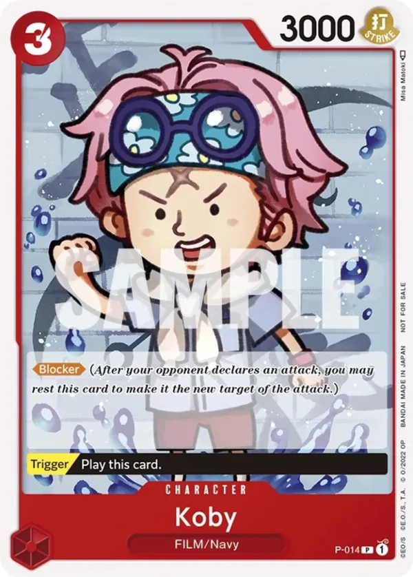 Koby (One Piece Film Red) - One Piece Promotion Cards