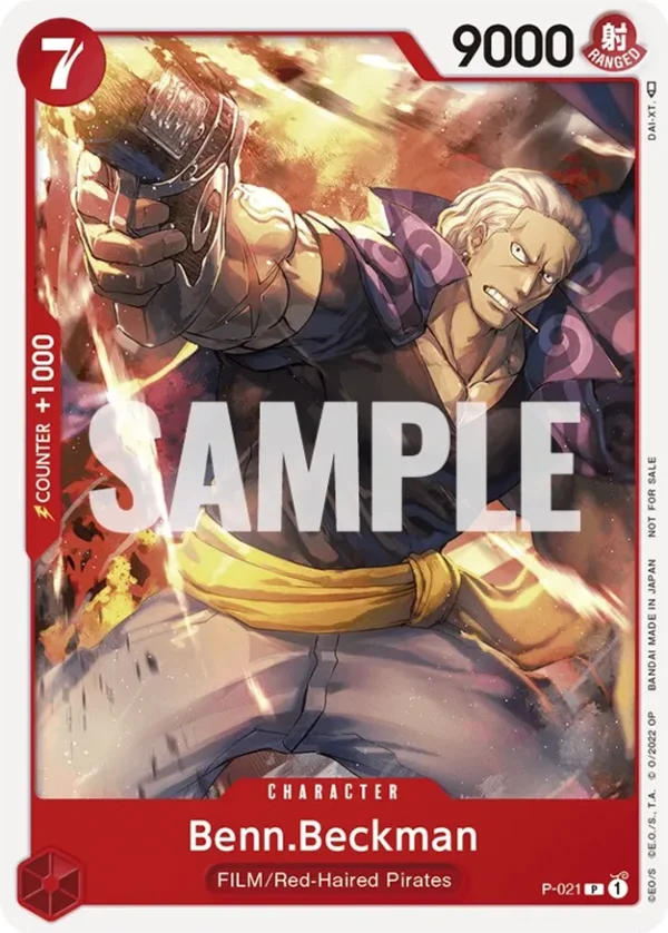 Benn.Beckman (One Piece Film Red) - One Piece Promotion Cards