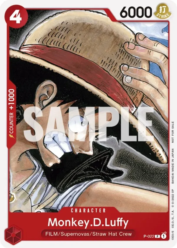 Monkey.D.Luffy (One Piece Film Red) - One Piece Promotion Cards