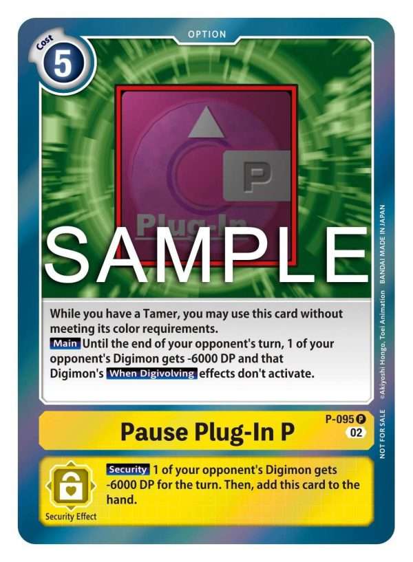 Pause Plug-In P - P-095 DD