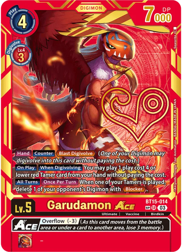 Garudamon ACE - BT15-014 - Special Rare