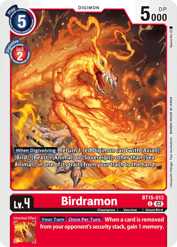 Birdramon - BT15-013 - Uncommon