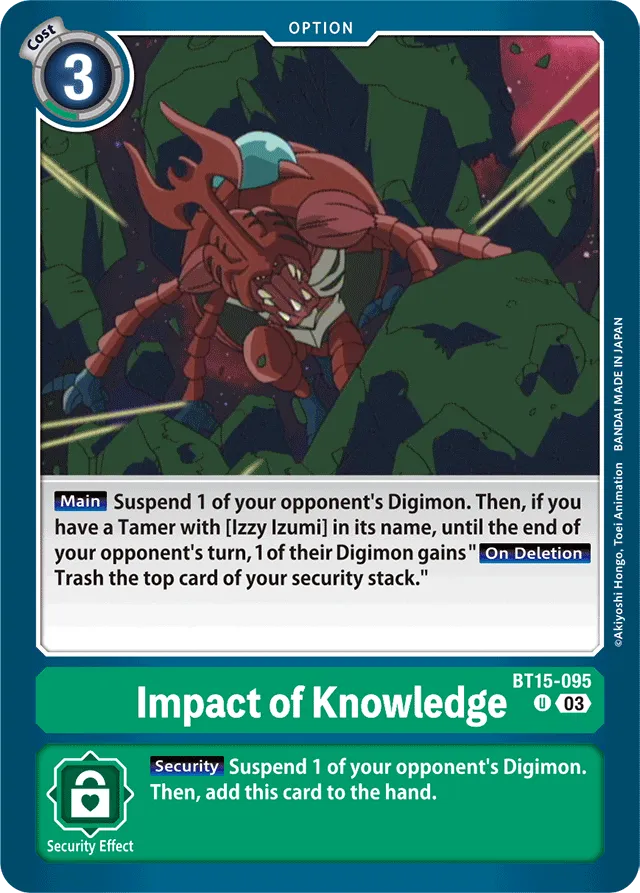 Impact of Knowledge - BT15-095 - Uncommon