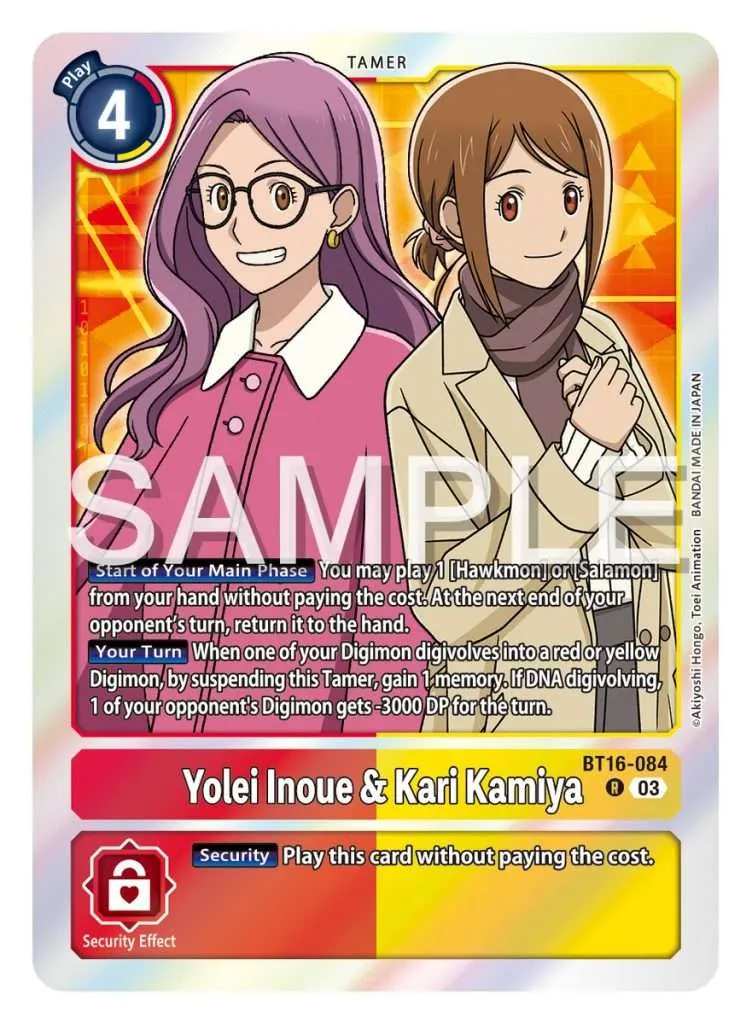 Yolei Inoue & Kari Kamiya - BT16-084 - Rare