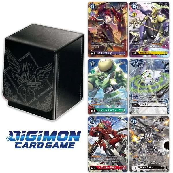 DIGIMON CARD GAME DECK CASE SET BEELZEMON BLACK