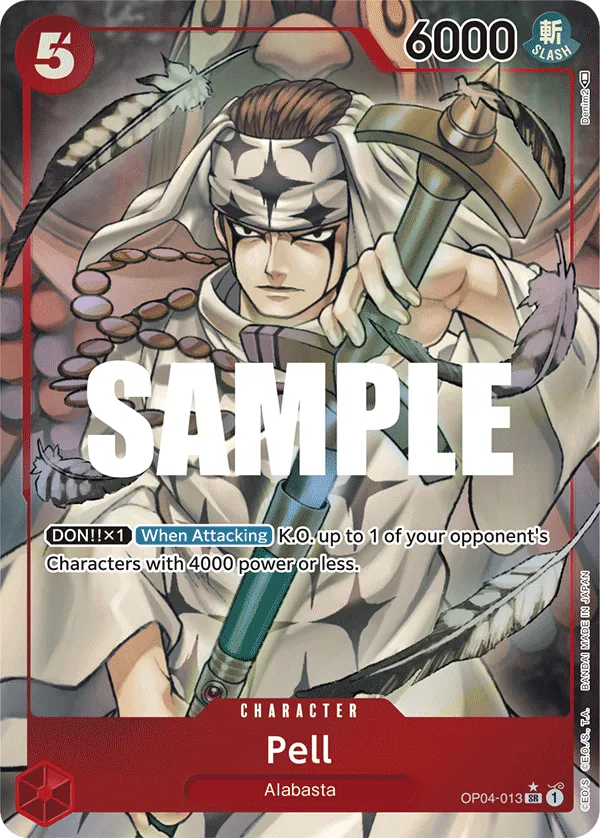 Pell - OP4-013 Super Rare Alternate Art