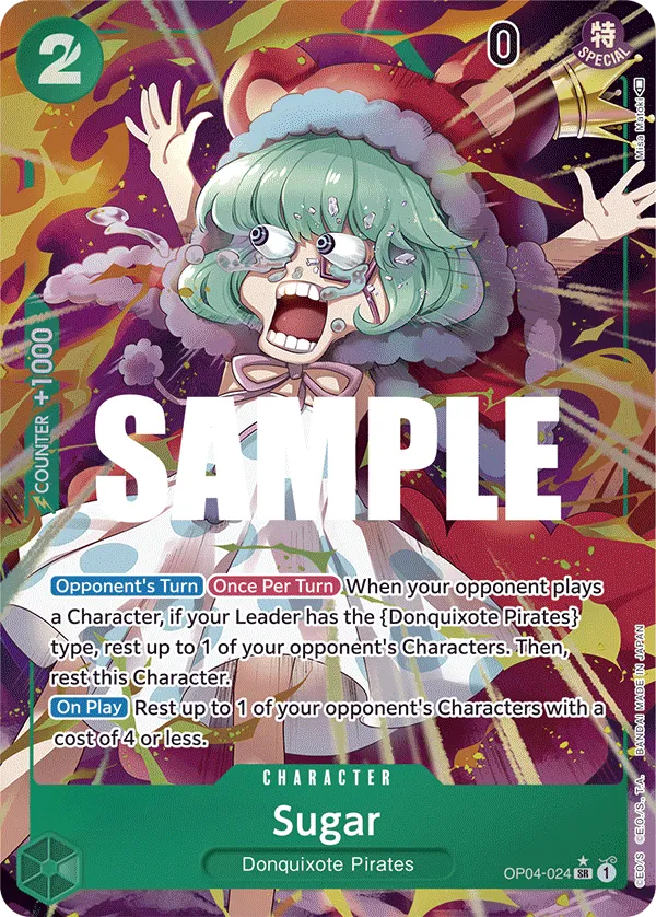 Sugar - OP4-024 Super Rare Alternate Art
