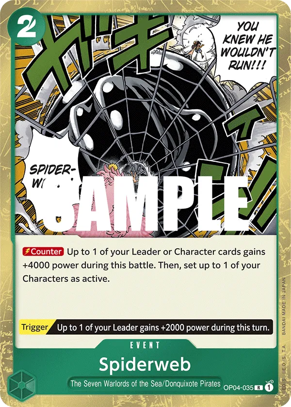 Spiderweb - OP4-035 Rare