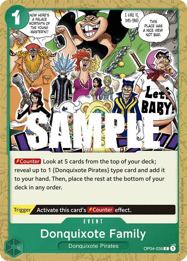 Donquixote Family - OP4-036 Common