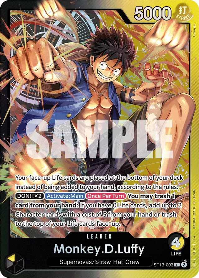 Monkey.D.Luffy - ST13-003 Leader