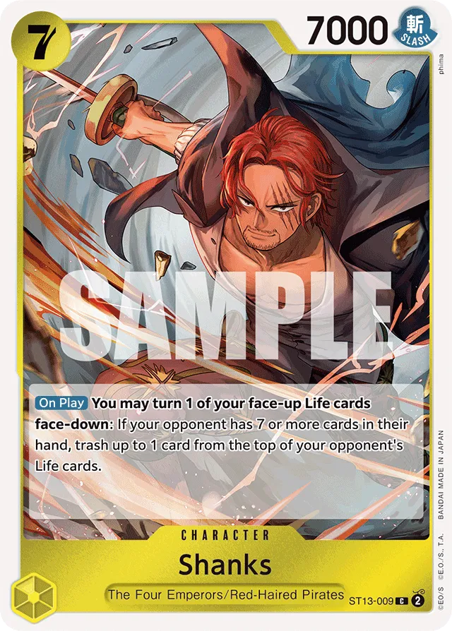 Shanks - ST13-009 Common
