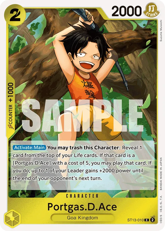 Portgas.D.Ace - ST13-010 Common