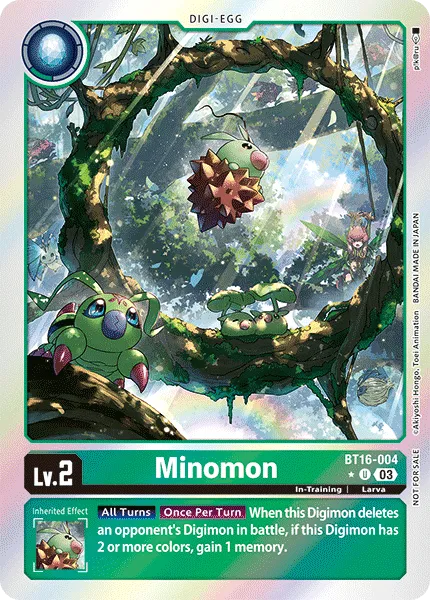 Minomon - BT16-004 - Uncommon Box Topper