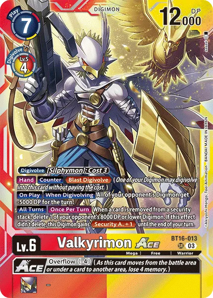 Valkyrimon ACE - BT16-013 - Super Rare