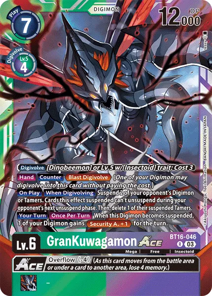 GranKuwagamon ACE - BT16-046 - Rare