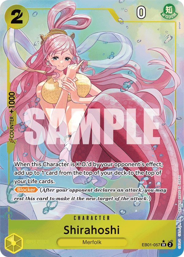 Shirahoshi - EB01-057 - Super Rare Alternative