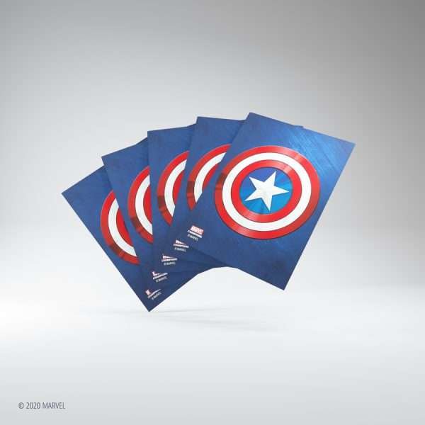 GAMEGENIC MARVEL CHAMPIONS ART SLEEVES CAPTAIN AMERICA - Image 3