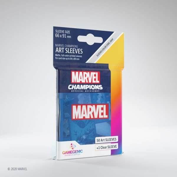 GAMEGENIC MARVEL CHAMPIONS ART SLEEVES MARVEL ART BLUE - Image 4