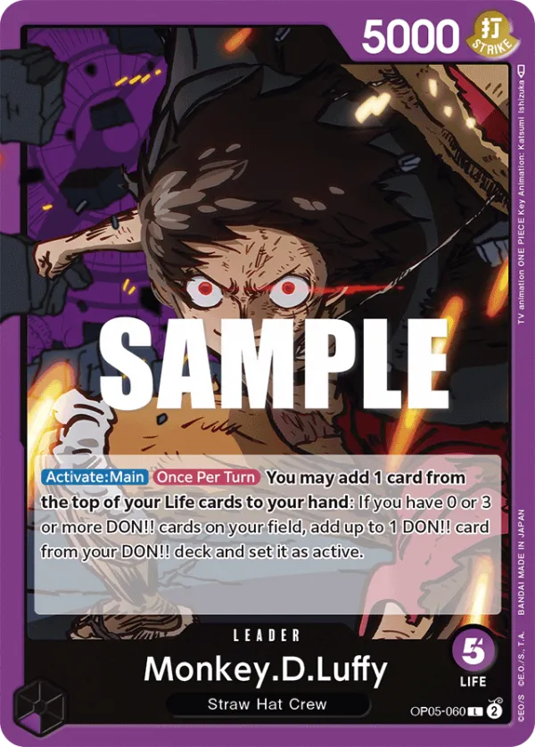 Monkey.D.Luffy - OP05-060 - Leader