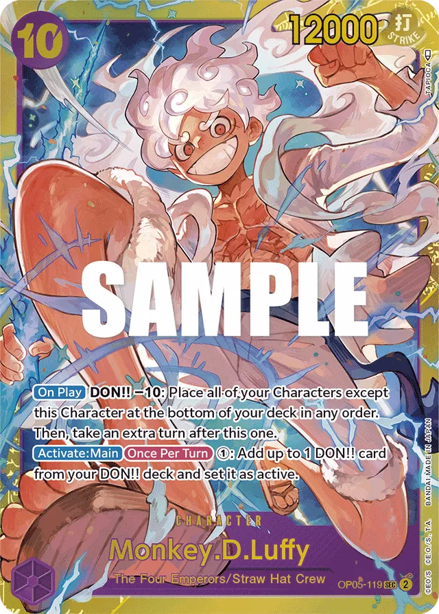 Monkey.D.Luffy - OP05-119 - Secret Rare