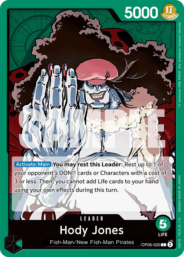 Hody Jones - OP06-020 - Leader