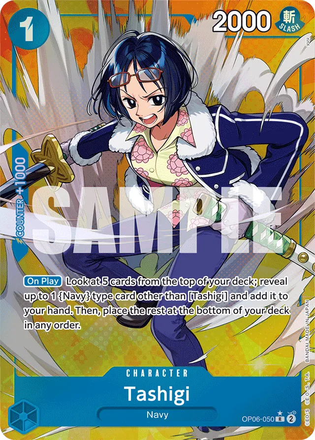 Tashigi - OP06-050 - Alternative Art