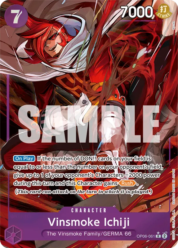 Vinsmoke Ichiji - OP06-061 - Alternative Art