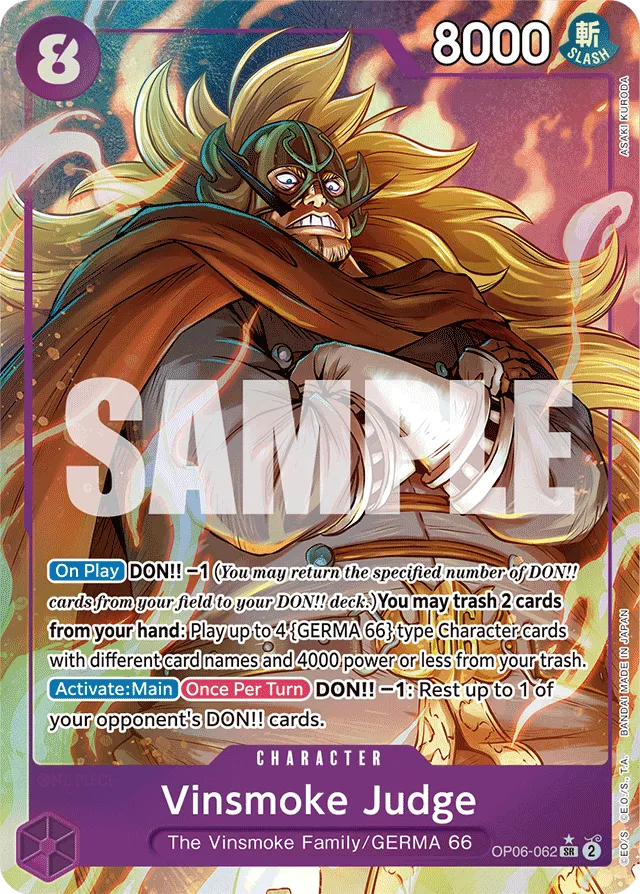 Vinsmoke Judge - OP06-062 - Alternative Art