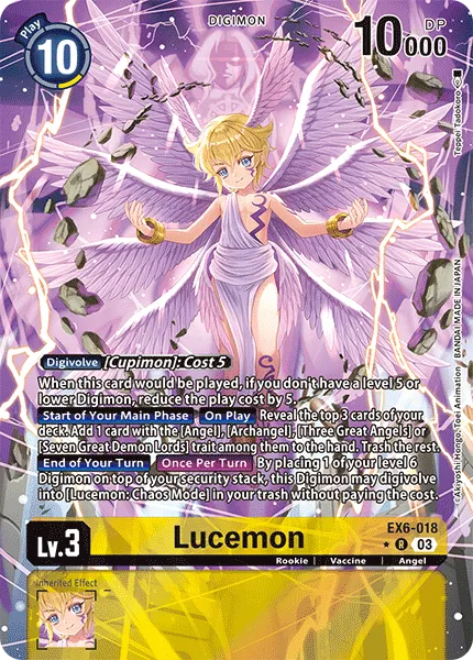 Lucemon - EX6-018 -  Alternative Art